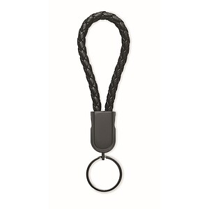 Klíčenka a kabel type-C, černá