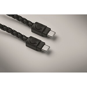 Klíčenka a kabel type-C, černá