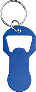Klíčenka z recyklovaného hliníku, modrá