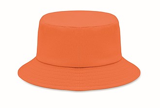 Klobouček z broušené bavlny, oranžový