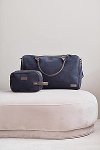 Kosmetická taška v klasickém designu, modrá