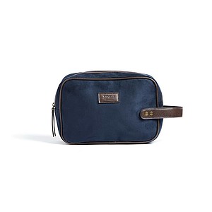 Kosmetická taška v klasickém designu, modrá