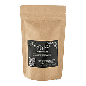 Kostarická kávová zrna, 40g, světle hnědá