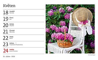 Kouzlo domova 2027, stolní kalendář
