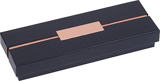 Kovová psací sada CrisMa, tmavě šedá