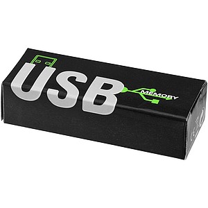 Kovový USB Rotate, 4 GB, černá, cena na vyžádání