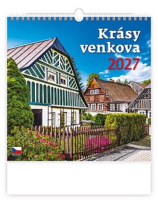 Krásy venkova nástěnný kalendář 2027