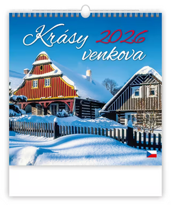 Krásy venkova nástěnný kalendář 2027 - reklamní kalendáře
