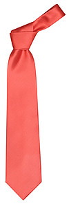 Kravata Premier Line, polyester, červená