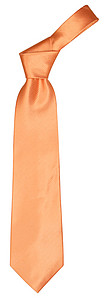 Kravata Premier Line, polyester, oranžová