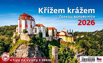Křížem krážem Českou republikou 2027, stolní kalendář