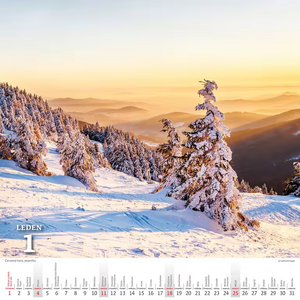 Křížem krážem Českou republikou nástěnný kalendář 2027