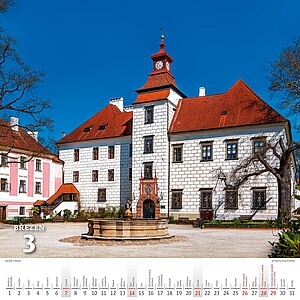 Křížem krážem Českou republikou nástěnný kalendář 2027