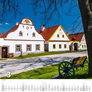 Křížem krážem Českou republikou nástěnný kalendář 2027