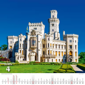 Křížem krážem Českou republikou nástěnný kalendář 2027