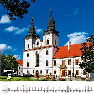 Křížem krážem Českou republikou nástěnný kalendář 2027