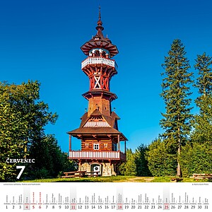 Křížem krážem Českou republikou nástěnný kalendář 2027