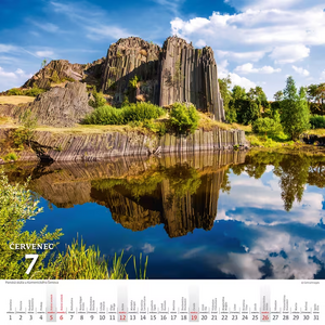 Křížem krážem Českou republikou nástěnný kalendář 2027