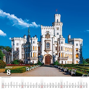 Křížem krážem Českou republikou nástěnný kalendář 2027