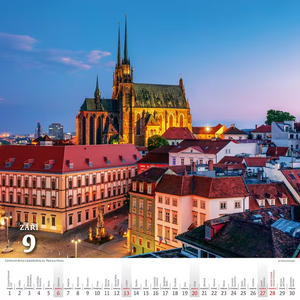 Křížem krážem Českou republikou nástěnný kalendář 2027