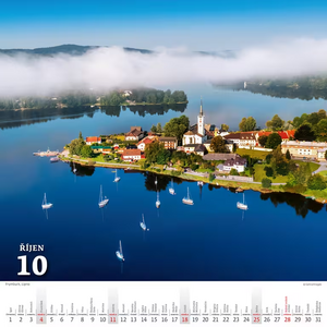 Křížem krážem Českou republikou nástěnný kalendář 2027