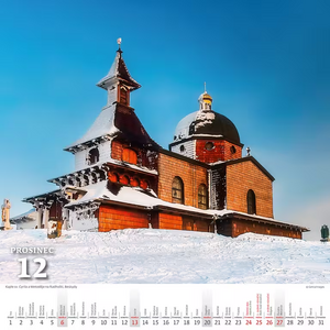 Křížem krážem Českou republikou nástěnný kalendář 2027