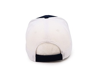 Kšiltovka se síťovanou zadní částí, bílá/námořní modrá