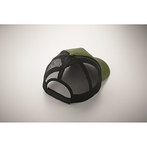 Kšiltovka trucker s 5 panely, vojenská zelená