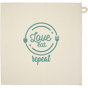 Kuchyňská utěrka z recyklované bavlny 200g/m2, béžová