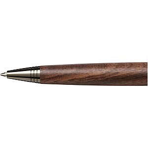 Kuličkové pero s dřevěným desaignem, černá
