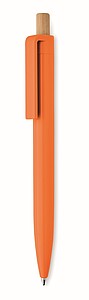 Kuličkové pero z recyklovaného ABS, oranžová