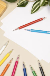 Kuličkové pero z recyklovaného hliníku, černá