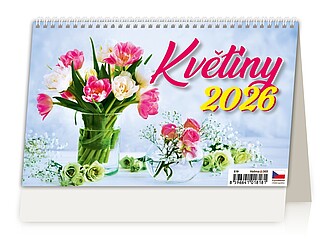Květiny 2027, stolní kalendář - reklamní kalendáře