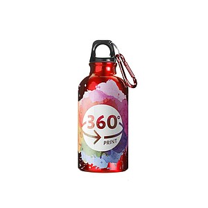 KYLBAHA Hliníková láhev na pití, 400 ml, červená