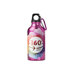 KYLBAHA Hliníková láhev na pití, 400 ml, růžová