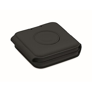 KYNTORA Skládací plastová nabíječka 3v1, 3 nabíjecí plochy, černá