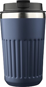 LACHOS Cestovní termohrnek z recyklované nerezové oceli, 400 ml, tmavě modrá