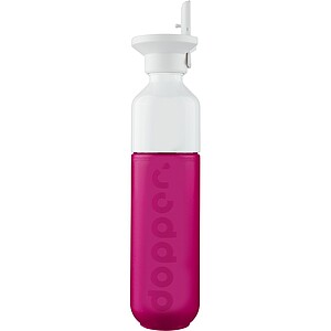 Láhev 450 ml s víčkem a brčkem, fialová