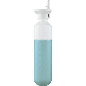 Láhev 450 ml s víčkem a brčkem, světle modrá