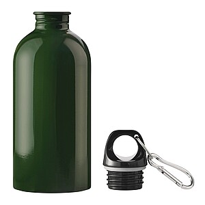 Láhev na pití z nerezové oceli 400 ml, tmavě zelená