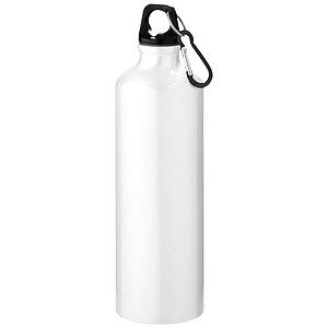 Láhev na pití z recyklovaného hliníku, 700ml, bílá - reklamní předměty