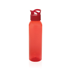 Láhev na pití z RPET, 650ml, transparentní červená