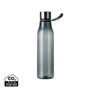 Lahev na vodu 800ml z recyklovaného plastu, antracitová