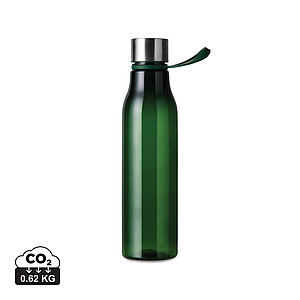 Lahev na vodu 800ml z recyklovaného plastu, zelená
