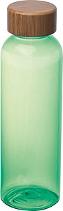 Láhev s bambusovým víčkem 500 ml, zelená - reklamní předměty
