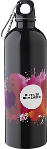 Láhev z recyklované nerezové oceli 750 ml, černá