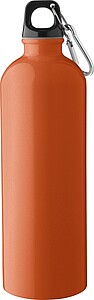 Láhev z recyklované nerezové oceli 750 ml, oranžová