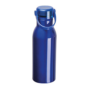 Lahev z recyklovaného hliníku 750 ml, modrá - reklamní předměty