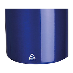 Lahev z recyklovaného hliníku 750 ml, modrá