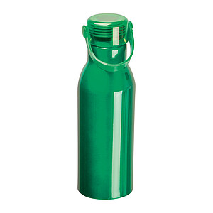 Lahev z recyklovaného hliníku 750 ml, zelená